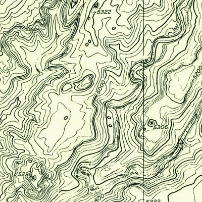 United States Geological Survey Silver Falls Bench, UT (1953, 24000-Scale) digital map