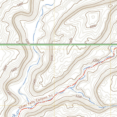 United States Geological Survey Silver Falls Bench, UT (2023, 24000-Scale) digital map