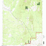 United States Geological Survey Silver Hill, NM (1995, 24000-Scale) digital map