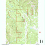 United States Geological Survey Silver King Mountain, MT (2001, 24000-Scale) digital map