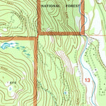 United States Geological Survey Silver King Mountain, MT (2001, 24000-Scale) digital map