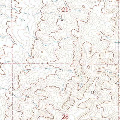 United States Geological Survey Silver King Mountain SW, NV (1971, 24000-Scale) digital map