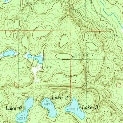 United States Geological Survey Silver Lake Basin, MI (1985, 24000-Scale) digital map