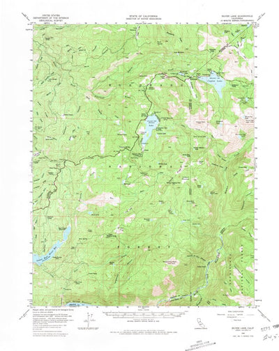 United States Geological Survey Silver Lake, CA (1956, 62500-Scale) digital map