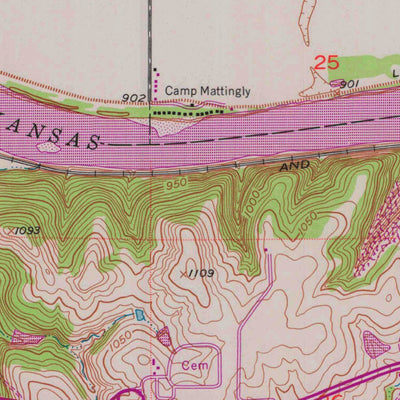 United States Geological Survey Silver Lake, KS (1952, 24000-Scale) digital map