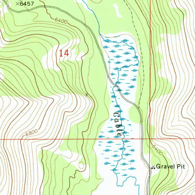 United States Geological Survey Silver Lake, MT (1971, 24000-Scale) digital map