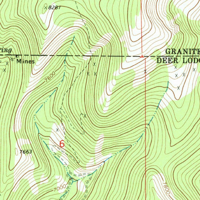 United States Geological Survey Silver Lake, MT (1971, 24000-Scale) digital map