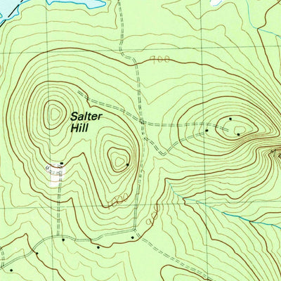 United States Geological Survey Silver Lake, NH (1987, 24000-Scale) digital map