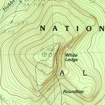 United States Geological Survey Silver Lake, NH (1987, 24000-Scale) digital map