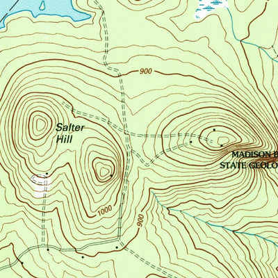 United States Geological Survey Silver Lake, NH (1995, 24000-Scale) digital map