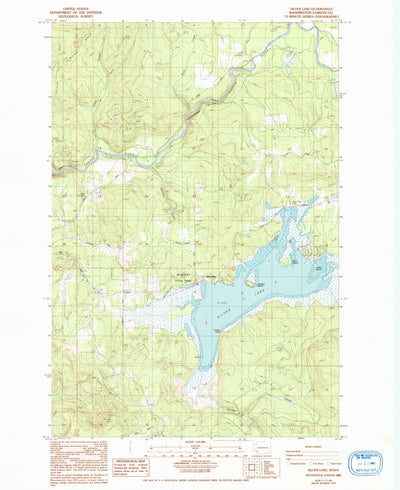 United States Geological Survey Silver Lake, WA (1985, 24000-Scale) digital map