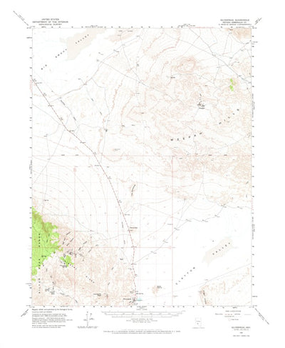 United States Geological Survey Silver Peak, NV (1963, 62500-Scale) digital map