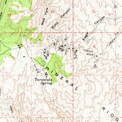 United States Geological Survey Silver Peak, NV (1963, 62500-Scale) digital map