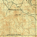 United States Geological Survey Silver Peak, NV-CA (1900, 125000-Scale) digital map