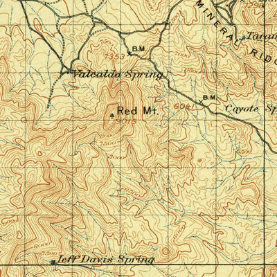 United States Geological Survey Silver Peak, NV-CA (1900, 125000-Scale) digital map