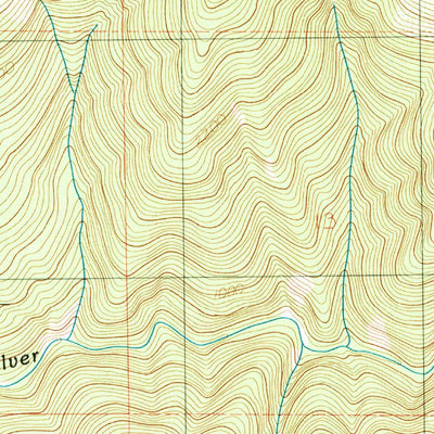 United States Geological Survey Silver Peak, OR (1989, 24000-Scale) digital map