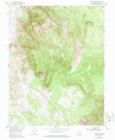 United States Geological Survey Silver Peak, UT (1950, 24000-Scale) digital map