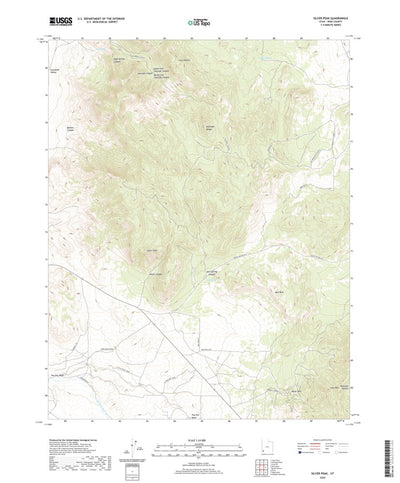 United States Geological Survey Silver Peak, UT (2020, 24000-Scale) digital map
