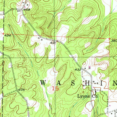 United States Geological Survey Silver Ridge, AR (1951, 24000-Scale) digital map