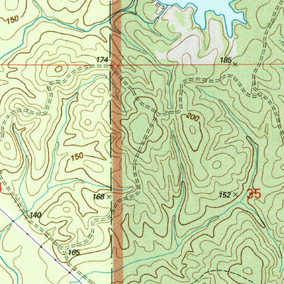 United States Geological Survey Silver Run, MS (2000, 24000-Scale) digital map