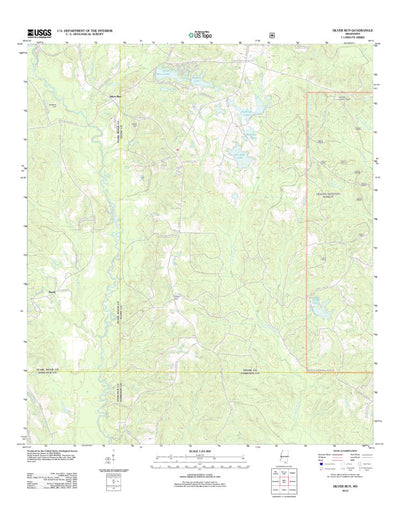United States Geological Survey Silver Run, MS (2012, 24000-Scale) digital map