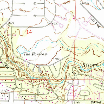 United States Geological Survey Silver Springs, AZ (1971, 24000-Scale) digital map