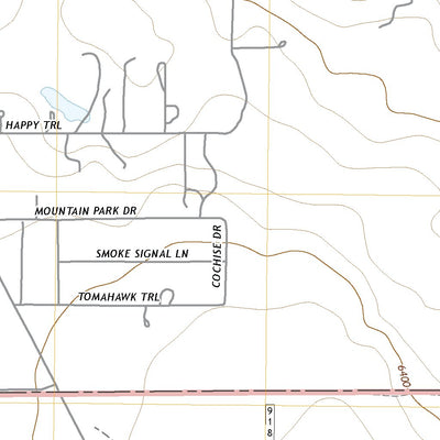 United States Geological Survey Silver Springs, AZ (2021, 24000-Scale) digital map