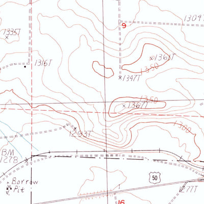 United States Geological Survey Silver Springs North, NV (1985, 24000-Scale) digital map