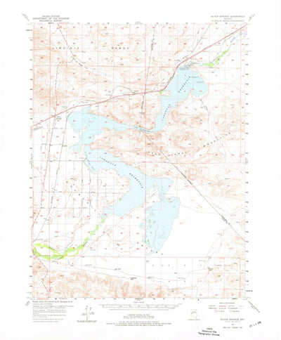 United States Geological Survey Silver Springs, NV (1957, 62500-Scale) digital map