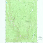 United States Geological Survey Silver Spur Ridge, ID (1977, 24000-Scale) digital map