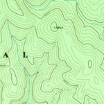 United States Geological Survey Silver Spur Ridge, ID (1977, 24000-Scale) digital map