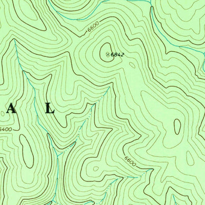 United States Geological Survey Silver Spur Ridge, ID (1977, 24000-Scale) digital map