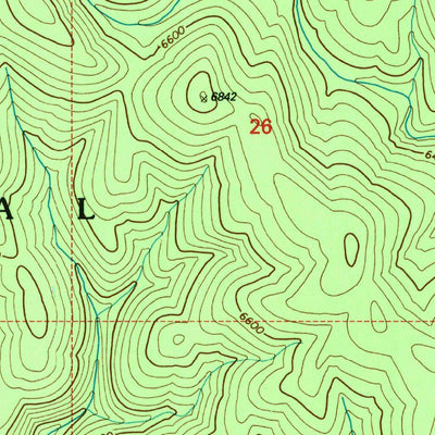 United States Geological Survey Silver Spur Ridge, ID (1995, 24000-Scale) digital map