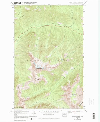 United States Geological Survey Silver Star Mountain, WA (1963, 24000-Scale) digital map