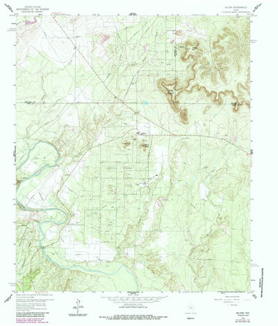 United States Geological Survey Silver, TX (1959, 24000-Scale) digital map