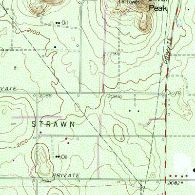 United States Geological Survey Silver, TX (1959, 24000-Scale) digital map