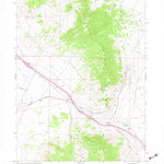 United States Geological Survey Silver Zone Pass, NV (1971, 24000-Scale) digital map
