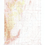 United States Geological Survey Silverado Mountain, NV (1990, 24000-Scale) digital map