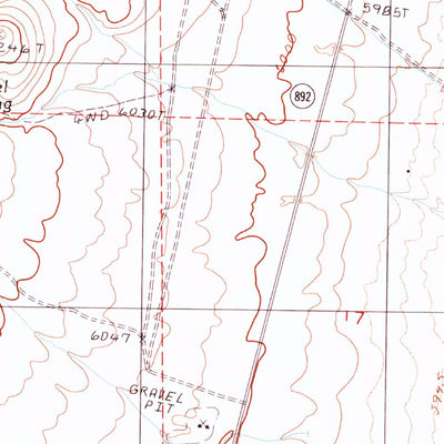 United States Geological Survey Silverado Mountain, NV (1990, 24000-Scale) digital map