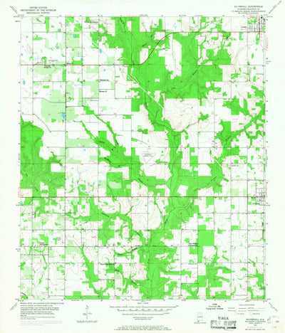 United States Geological Survey Silverhill, AL (1953, 24000-Scale) digital map