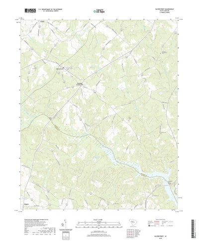 United States Geological Survey Silverstreet, SC (2020, 24000-Scale) digital map