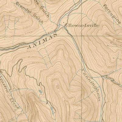 United States Geological Survey Silverton, CO (1897, 62500-Scale) digital map