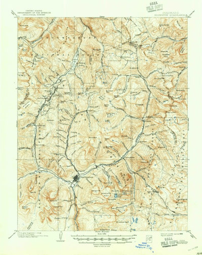 United States Geological Survey Silverton, CO (1902, 62500-Scale) digital map