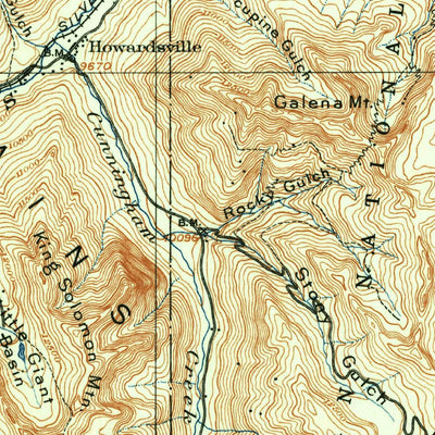 United States Geological Survey Silverton, CO (1902, 62500-Scale) digital map