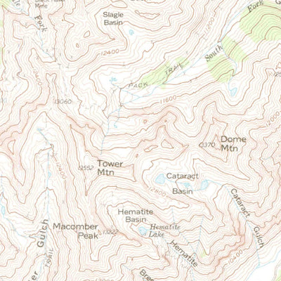 United States Geological Survey Silverton, CO (1955, 62500-Scale) digital map