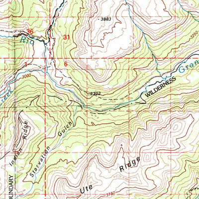 United States Geological Survey Silverton, CO (1982, 100000-Scale) digital map