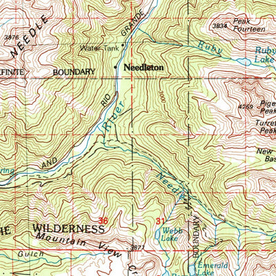 United States Geological Survey Silverton, CO (1982, 100000-Scale) digital map