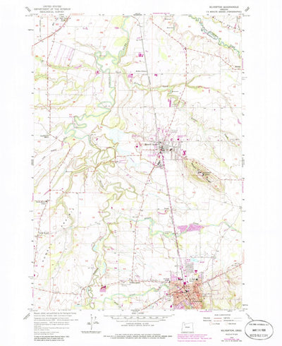 United States Geological Survey Silverton, OR (1956, 24000-Scale) digital map
