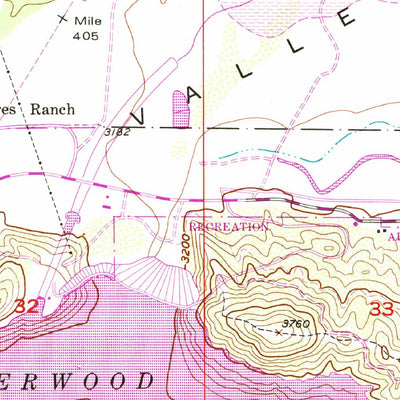 United States Geological Survey Silverwood Lake, CA (1956, 24000-Scale) digital map