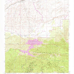 United States Geological Survey Silverwood Lake, CA (1973, 24000-Scale) digital map